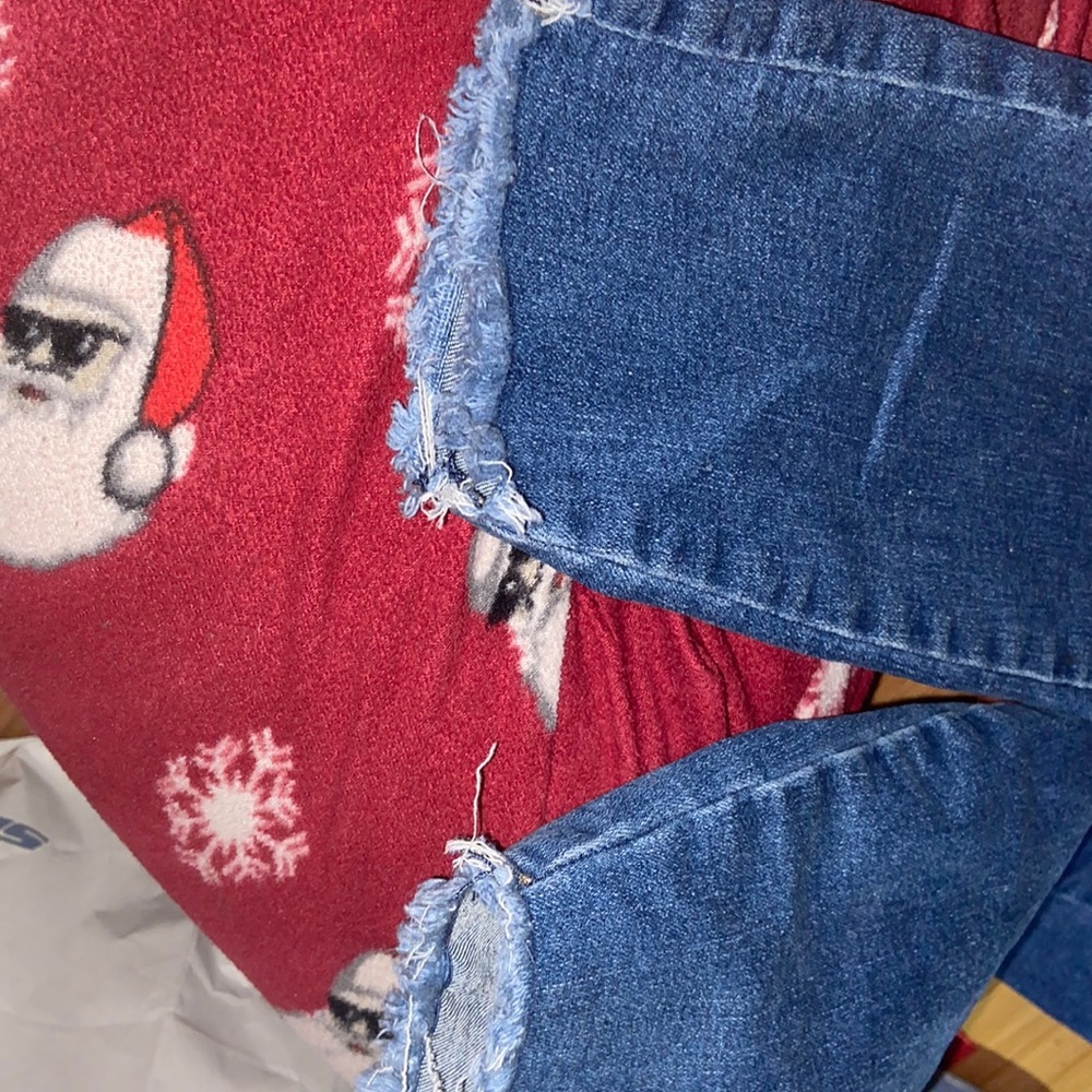 cargo jeans, blue , brand is YMI size medium.